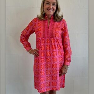 Bella Tu Pink Patterned Dress